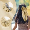 Big Hair Bows Silky Satin Hair Bow with Long Tail