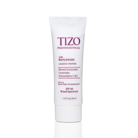 TIZO Photoceutical AM Replenish Lightly Tinted, SPF 40, 1.75 Fl Oz