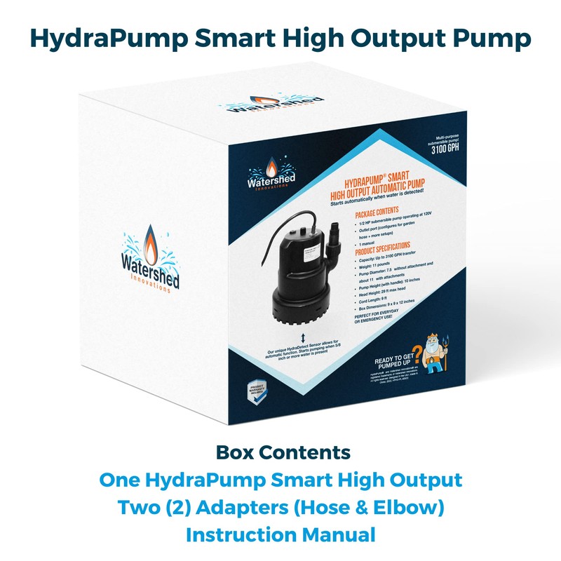 Watershed Innovations HydraPump Smart High Output Automatic Pump - Submersible