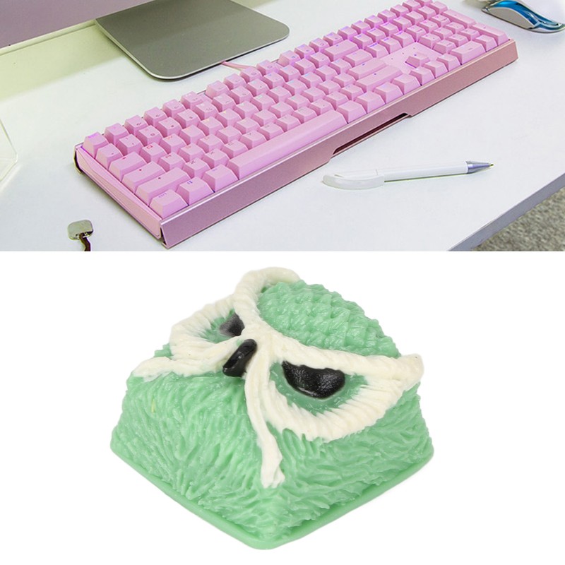 Custom Keycap Hand Carved Owl Pattern OEM R4 Gaming Resin