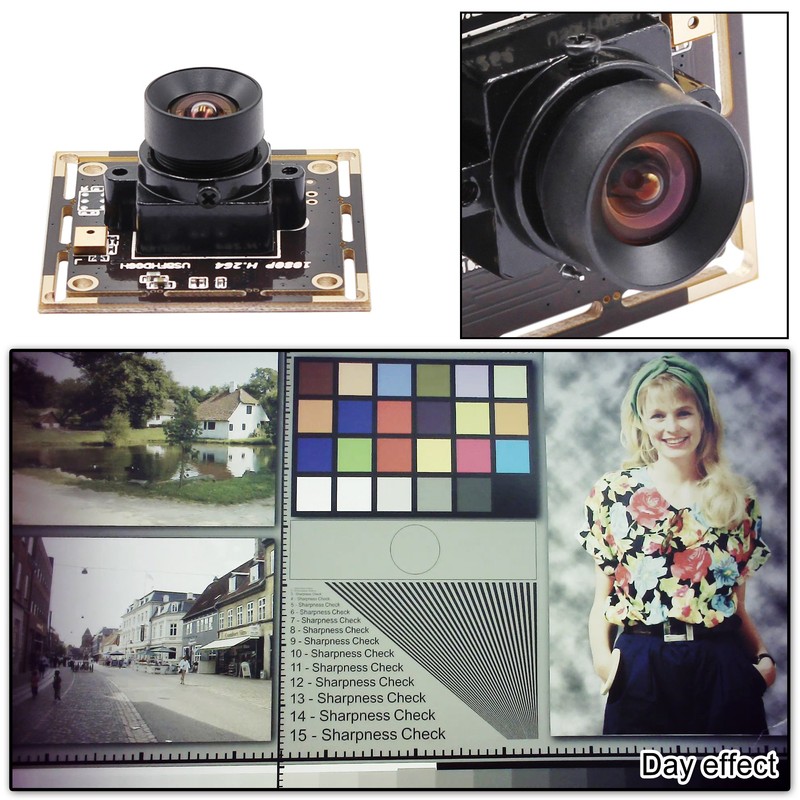ELP 1080P USB Camera Module with 100 Degree Undistorted Lens