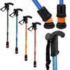 Flexyfoot Shock Absorbing Derby Handle Walking Stick – Improved Comfort,