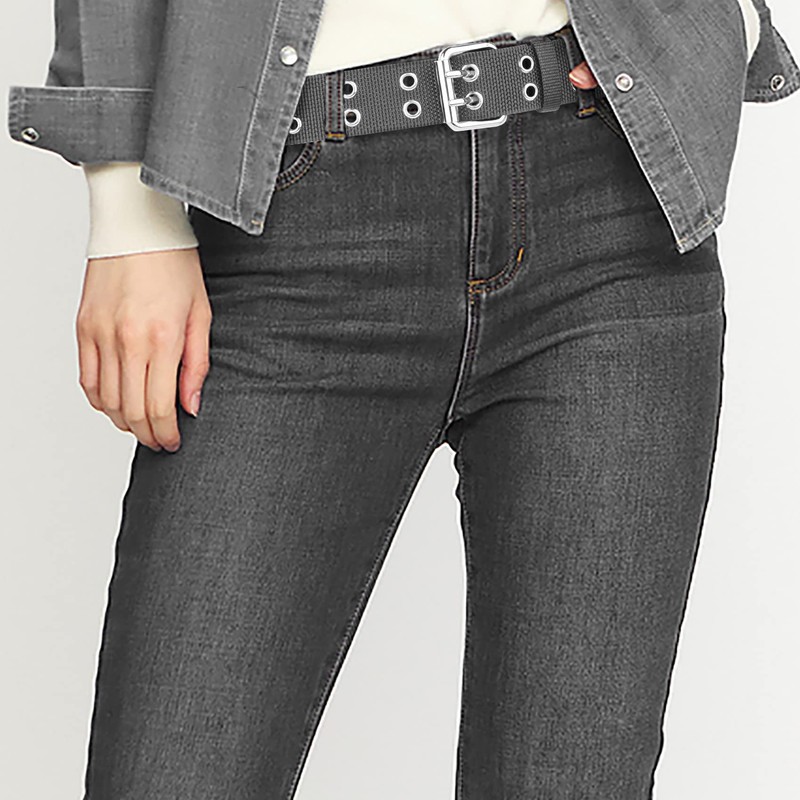 Drizzte Rivet Belt Plus Size Punk Belt Unisex Disco Rivets