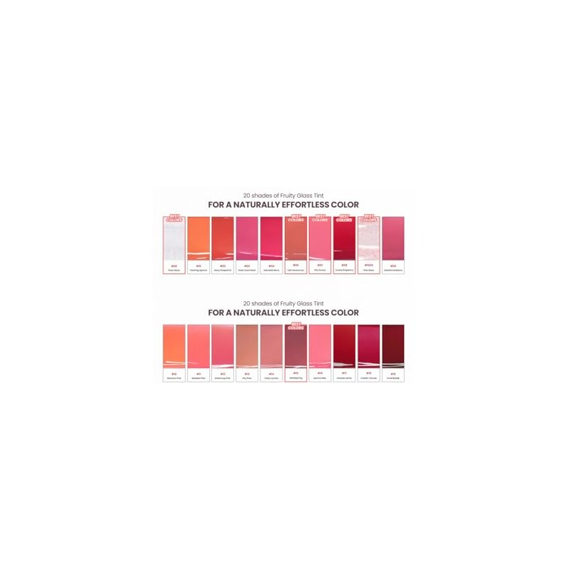 Fruity Glass Tint Lipstick 17 Ticking Apple 3gr Red