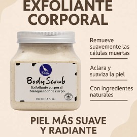 Exfoliante Facial Y Cuerpo 350ml Hidrata Aclara Quita Arruga