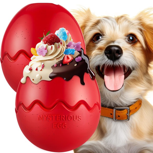 Aliceset 2 Pack Summer Freezable Dog Chew Toys Durable Treat