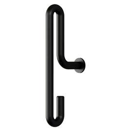 MOEBE WALL HOOK Wall Hook, Small, Small, 2 Pieces Brass (Black)