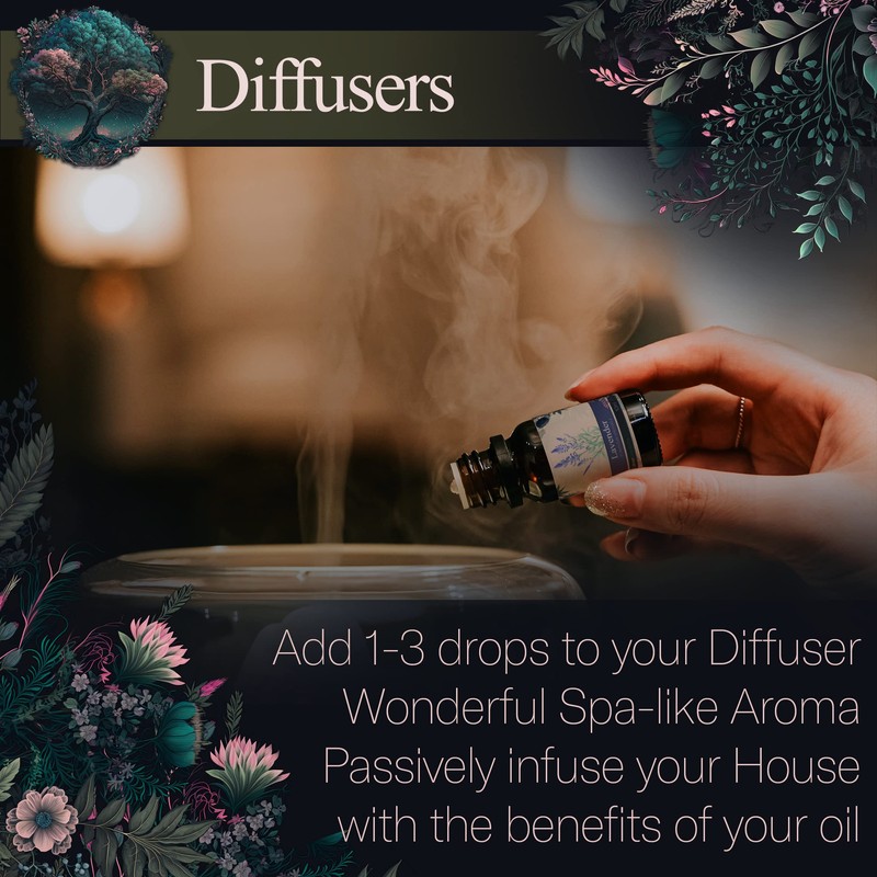 Calmer Solutions 5 Pack Essential Oils Gift Set - Aromatherapy