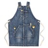 Jeanerlor - Denim Apron for Women With Pockets Cross-Back Straps