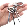 JianLing 1Set Allen Wrench Set, Door Key with Full Loop