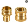 Bzcovac Heavy Duty Brass Hose Quick Disconnect Set for Dramm,