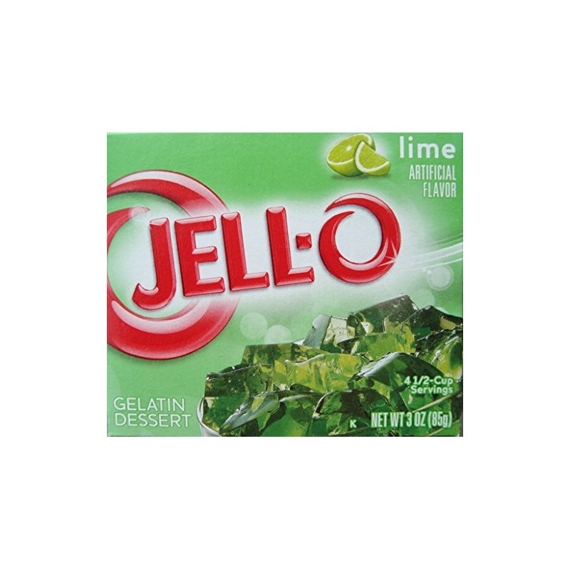 Jell-O Lime Flavor Gelatin (4-Pack)