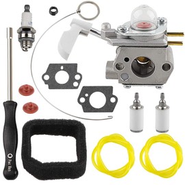 308054114 Carburetor AC04122 Fuel Line Kit for Homelite 308054075 fits 26B Leaf Blower UT09526 with Carburetor Adjusting Tool Air Filter Primer Bulb