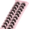 FANXITON Mink Lashes 19 MM Curly Natural Look 3D Eyelashes