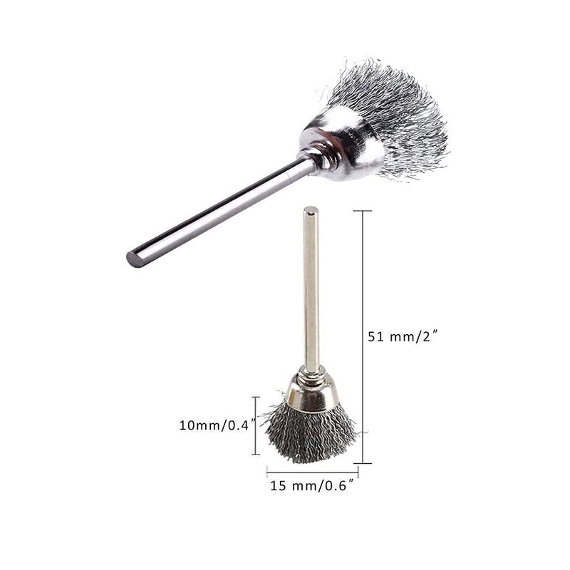 Luo ke Coarse Crimped Stainless Steel Wire Brush Wheel with