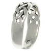 Jewelry Trends Open Celtic Weave Knot Sterling Silver Toe Ring