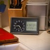 DayClocks Atomic Combines Analog Time and Digital Display for Day