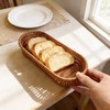 Dealpoli Wicker Storage Basket, Rattan Baskets for Storage, Hand-Woven Wicker