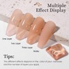 MAYCHAO 15ML Jelly Nude Gel Nail Polish 1Pc Crystal Nude