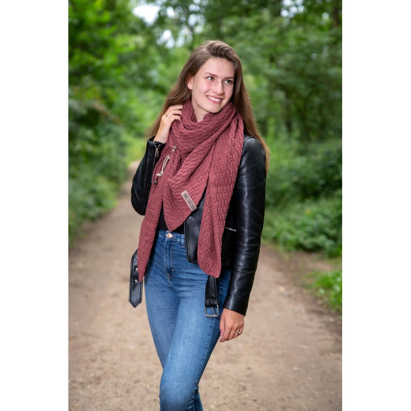 KNIT FACTORY - Jaida Triangular Scarf - Women's Knitted Scarf