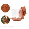 OKONOS Automatic Bird Feeder Hanging Seed Food Dispenser for Parrots