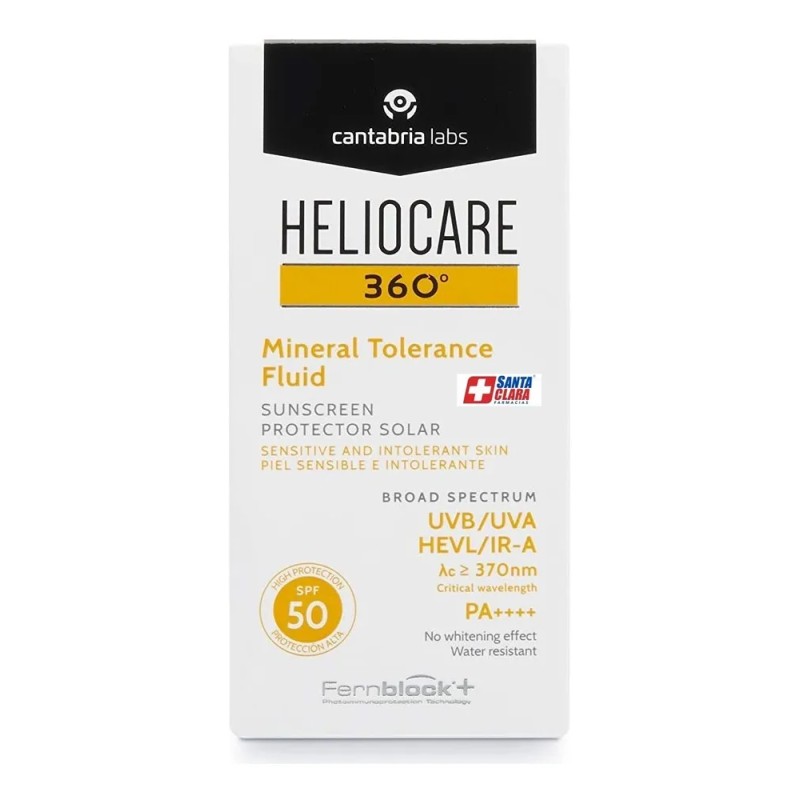 Heliocare 360 Mineral Tolerance Fluid Spf 50 50ml