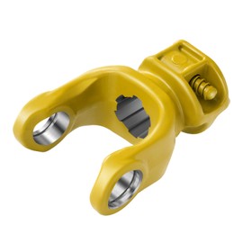 New PTO Yoke Series 5 Metric 1-3/8" 6 Features a Push Pin Quick Disconnect Button to Lock onto an Implement or Tractor Shaft.PTO Replacement Yoke(30.2mm x 80mm)