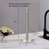 Fatizon Paper Towel Holder Stand,Sturdy Standing Paper Towel Holder Countertop,Paper
