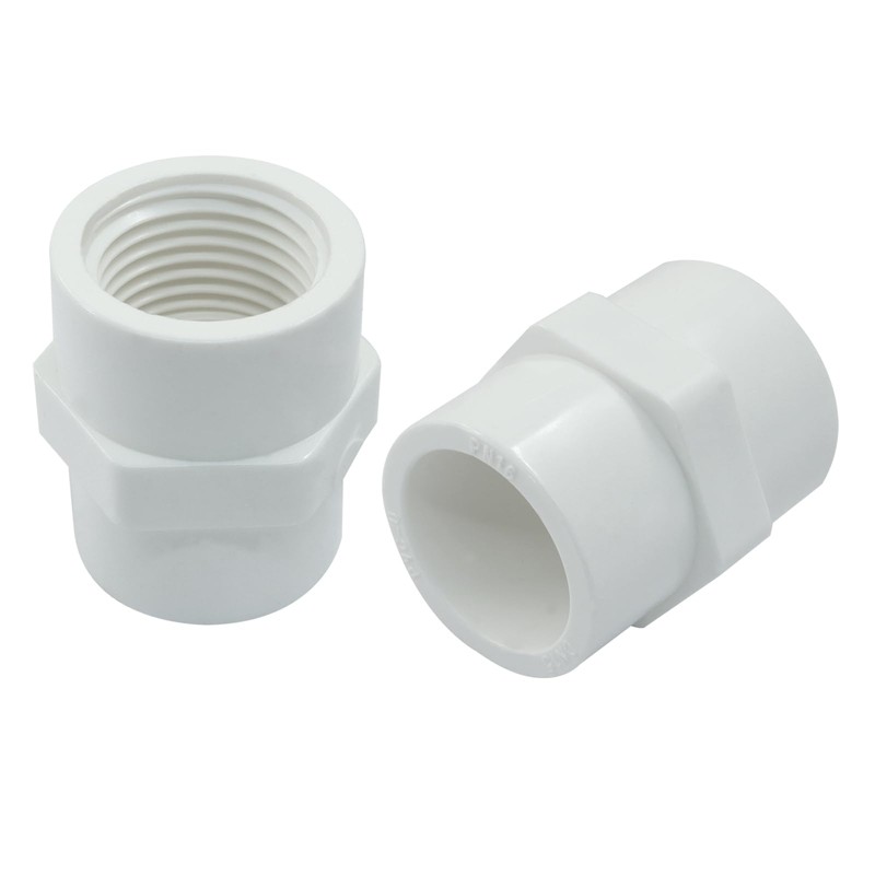 OSVJE 10Pcs PVC Pipe Fittings, 1/2 inch NPT Female Thread