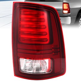 SHINEHONE Ram Tail Light Assembly Compatible With Ram 1500 2013-2018 Ram 2500 3500 2014-2018 Rear Taillight Brake Lamp With Bulb Right Passenger Side Replaces 68093080AB 68093080AC CH2801202