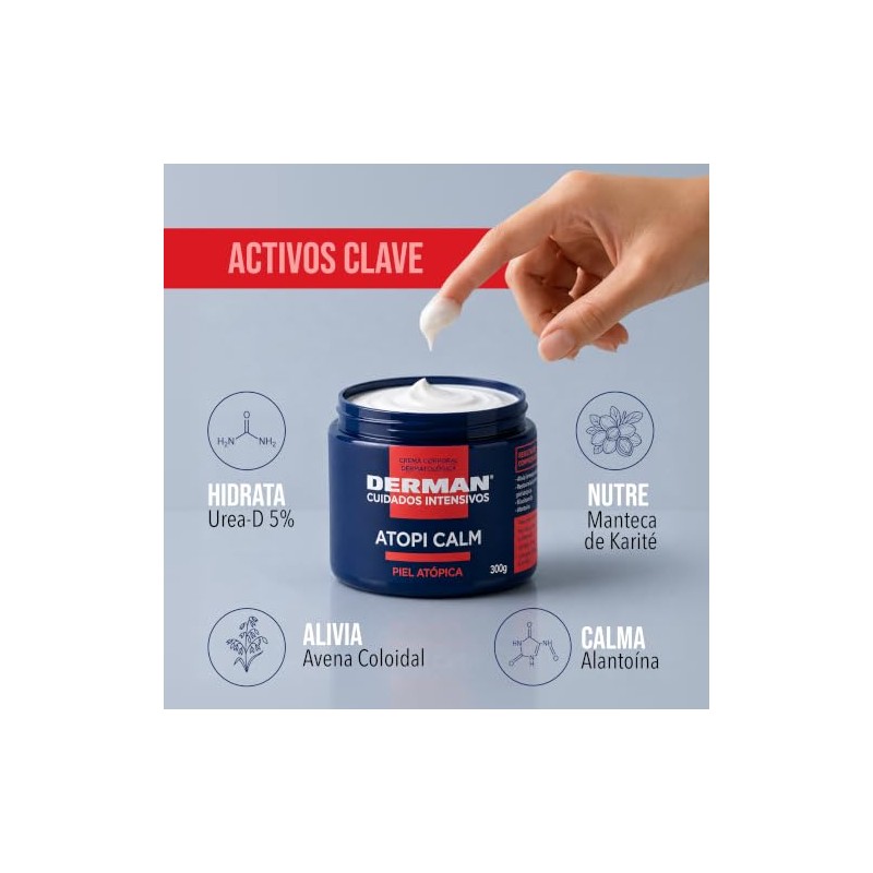 Derman Atopi Calm Crema Corporal │ Urea-D 5% + Avena