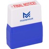 MasterMark Sello de oficina premium pretintado - Aviso final