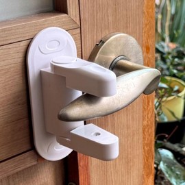 Front Door Double Lock Safety Latch, Door Bolt, Entry Door Lock Door Locking Device 2ea