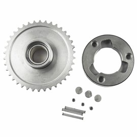 Road Passion Starter Clutch Flywheel Flange & One Way Bearing Compatible with Honda CMX250C Rebel 1985-1987 1996-2009 2012-2014/ CMX250X Rebel 2015-2016; 28120-201-040 28110-KB4-671