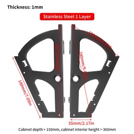 Shoe Cabinet Hinge, 1 Layers Shoe Cabinet Flip Frame Shoe Rack Hinges Flip Drawer Hinge Hardware Parts for Shoe Cabinet, Flip Drawer, Smooth Flipping
