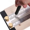 Woodworking Marking T Rulers Ultra Precision,Layout Work Scribe Line Ruler