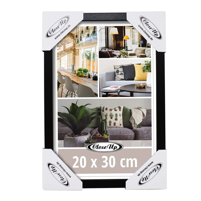 Close Up Picture Frame 20 x 30 cm MDF Black