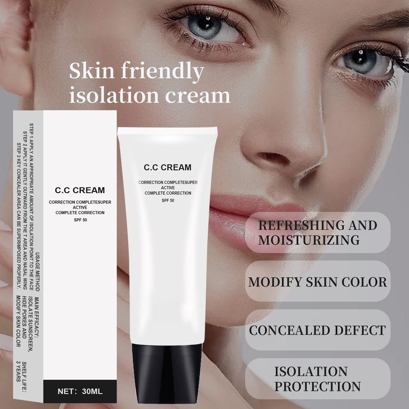 Skin Tone Adjusting CC Cream SPF 50, CC Cream Colour