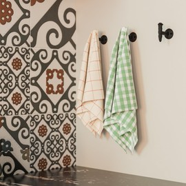 Rustic State Sirkeci Cast Iron Hooks Antique Wrought Iron Railroad Spike Design Rack for Coat Towel Bag Hat Pot Pan - Hand Hammered Wall Mount Forged Hanger - Set of 3 - Black