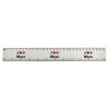 'I Love You Mum' 30cm (12 Inch) White Plastic Ruler