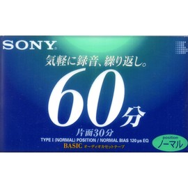 Sony Audio Tape Compact Type I C – 60basa