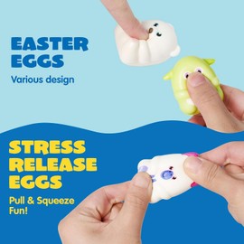 JOYIN 20 Pcs Kawaii Animal Party Favors for Kids Slow Rising Toys for Boys and Girls Stress Relief Toys for Birthday Party Gifts Goodie Bag Stuffers Pinata Stuffers Easter Egg Stuffer