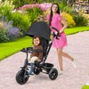 HONEY JOY Tricycle, 6 in 1 Kids Trike Stroller w/Adjustable