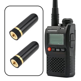 The Lord of the Tools 2 Stück SMA-M Dualband-Antenne Ersatzteil SRH805S Kompatibel mit Baofeng UV-5R GT-3