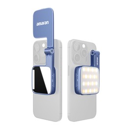 amaran Mini Video Light Support Magnetic Attraction,for Vlog/Video (Blue)