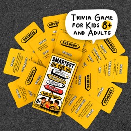 WELL BALANCED Road Trip Trivia - Road Trip Games for Kids Travel Essentials Car Activities Must Haves for Ages 8+