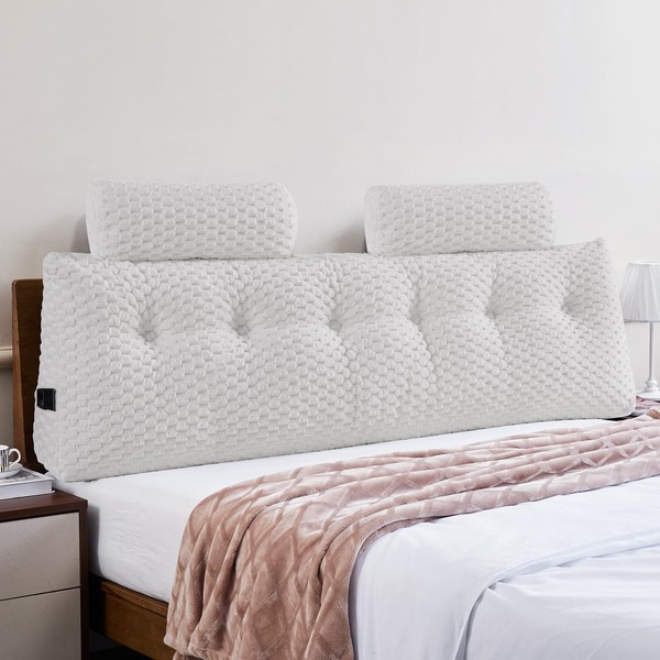 Wedge Headboard Pillow - Bed Wedge Pillow for Headboard Triangular