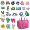 23 abalorios para bolsa de Bogg, decoración para mujer, compatible
