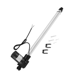 JAYGOVAN 20 Inch 20" Stroke Linear Actuator IP44 Waterproof Heavy Duty 12V 6000N/1320LB Maximum Lift with Mounting Brackets for Electric Door Industrial Machinery Vessels Cargo