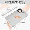 DHWEKU Makeup Mixing Palette Makeup Palette Stainless Steel Mixing Palettes